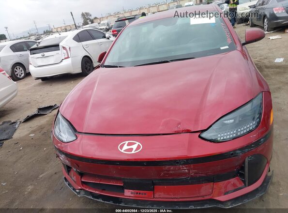 KMHM34AA3SA083147 2025 HYUNDAI IONIQ 6 Red Widok zestawu wskaźników