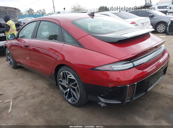 KMHM34AA3SA083147 2025 HYUNDAI IONIQ 6 Red Tył lewy