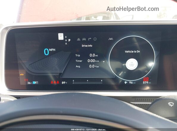 KMHM34AA3SA085982 2025 HYUNDAI IONIQ 6 Красный Вид задних сидений