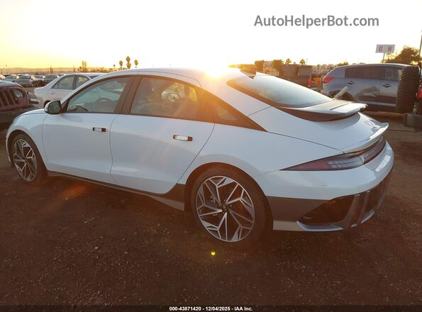 KMHM34AA6SA095650 2025 HYUNDAI IONIQ 6 White Tył lewy