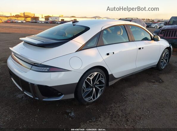 KMHM34AA6SA095650 2025 HYUNDAI IONIQ 6 White Tył prawy