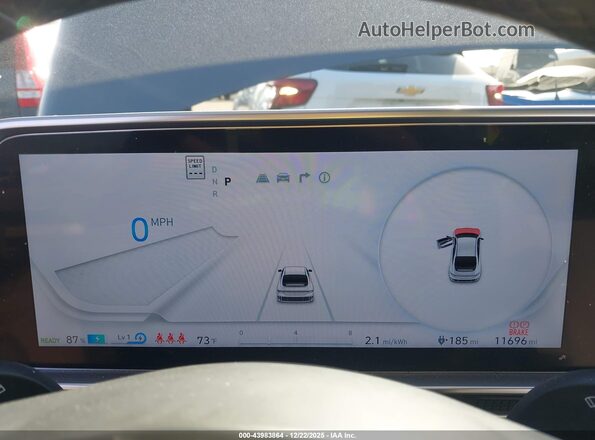 KMHM34AA8SA091969 2025 HYUNDAI IONIQ 6 Gray Հետևի նստատեղերի տեսք