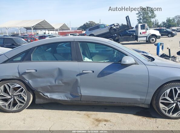 KMHM34AA8SA091969 2025 HYUNDAI IONIQ 6 Gray Սալոնի հետևի տեսք
