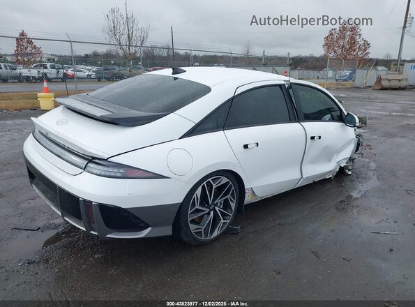 KMHM34AA9SA092239 2025 HYUNDAI IONIQ 6 White Rear right