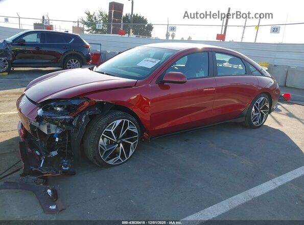 KMHM34AAXRA075041 2024 HYUNDAI IONIQ 6 Red 