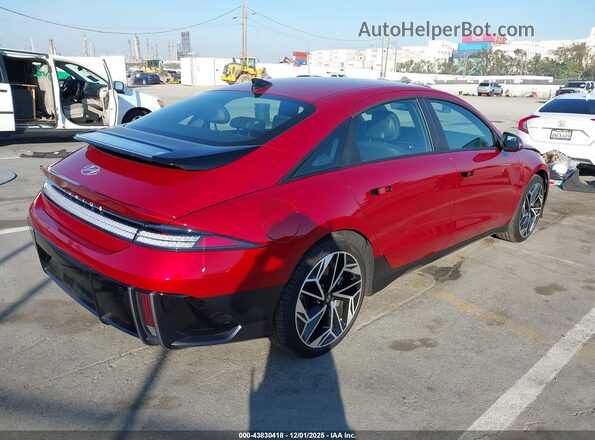 KMHM34AAXRA075041 2024 HYUNDAI IONIQ 6 Red 
