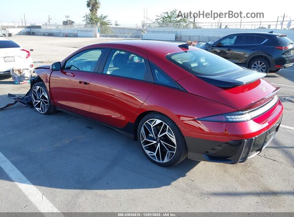 KMHM34AAXRA075041 2024 HYUNDAI IONIQ 6 Red 