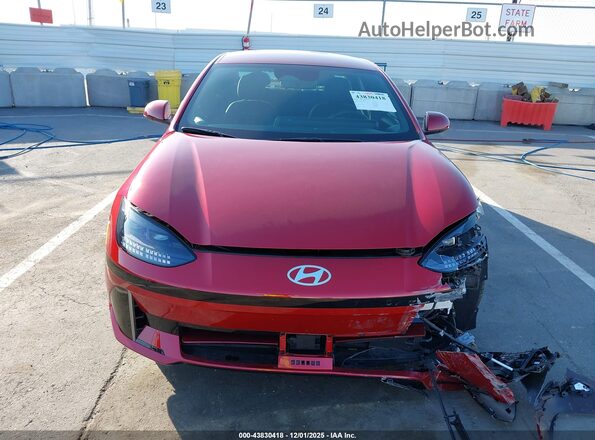 KMHM34AAXRA075041 2024 HYUNDAI IONIQ 6 Red 