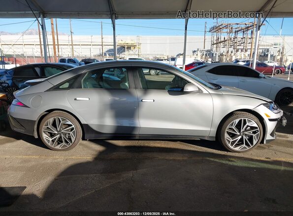 KMHM34AC0SA083009 2025 HYUNDAI IONIQ 6 Silver Widok wnętrza z tyłu