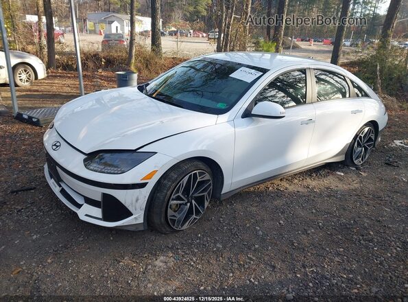 KMHM34AC1PA020086 2023 HYUNDAI IONIQ 6 White Przód lewy