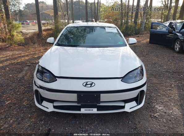 KMHM34AC1PA020086 2023 HYUNDAI IONIQ 6 White Widok zestawu wskaźników