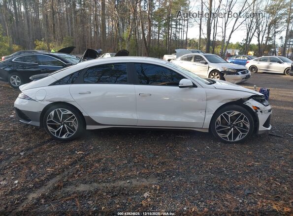 KMHM34AC1PA020086 2023 HYUNDAI IONIQ 6 White Widok wnętrza z tyłu