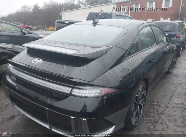 KMHM34AC1RA078864 2024 HYUNDAI IONIQ 6 Черный Задняя правая четверть