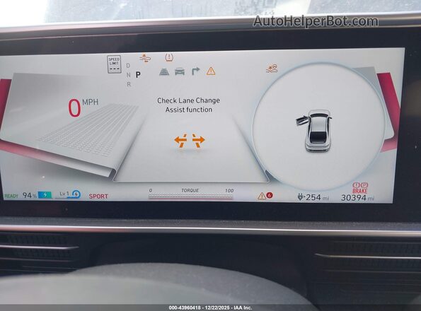 KMHM34AC2PA029296 2023 HYUNDAI IONIQ 6 Gray Widok tylnych siedzeń
