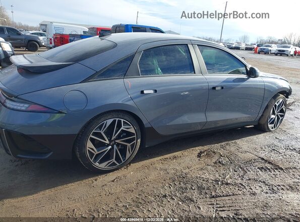 KMHM34AC2PA029296 2023 HYUNDAI IONIQ 6 Gray Widok wnętrza 360 stopni