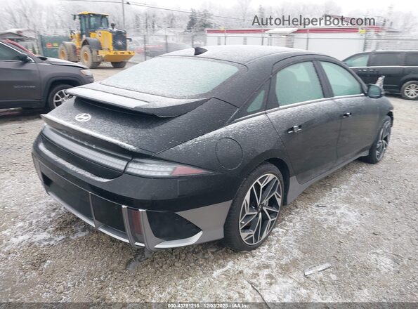 KMHM34AC2RA078713 2024 HYUNDAI IONIQ 6 Black უკანა მარჯვენა