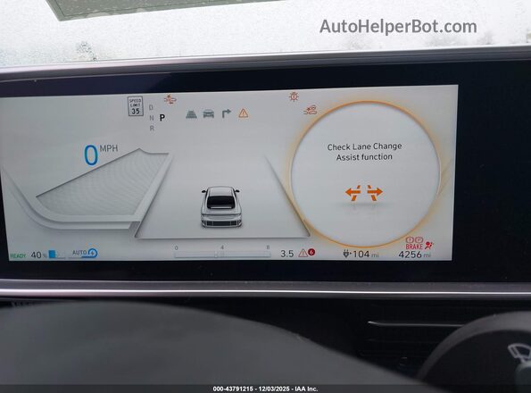 KMHM34AC2RA078713 2024 HYUNDAI IONIQ 6 Black უკანა სავარძლების ხედი