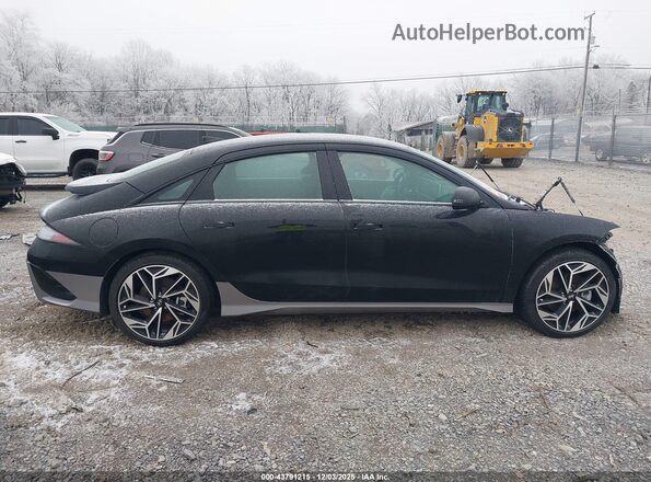 KMHM34AC2RA078713 2024 HYUNDAI IONIQ 6 Black სალონის 360-გრადუსიანი ხედი