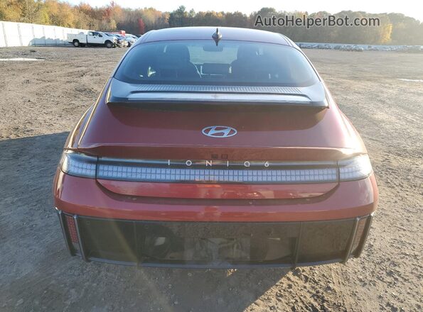 KMHM34AC7PA029164 2023 HYUNDAI IONIQ Maroon Vista trasera