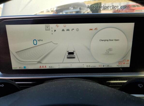 KMHM34AC7PA043159 2023 HYUNDAI IONIQ Silver Instrument cluster view