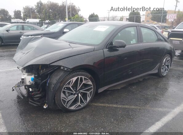 KMHM54AA7SA083971 2025 HYUNDAI IONIQ 6 Black Przód lewy
