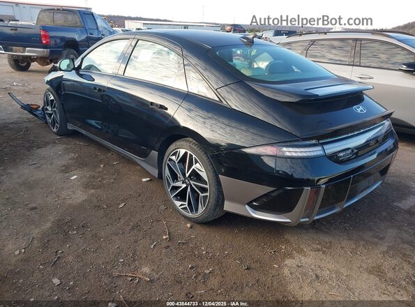 KMHM54AC0RA058485 2024 HYUNDAI IONIQ 6 Black Հետևի ձախ