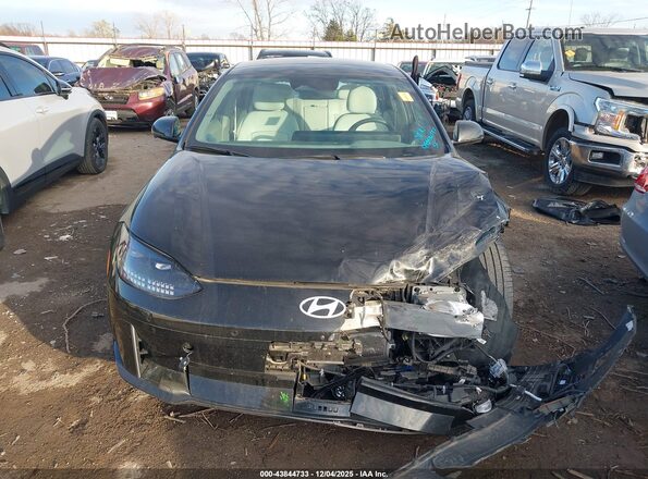 KMHM54AC0RA058485 2024 HYUNDAI IONIQ 6 Black Սարքավորումների վահանակի տեսք