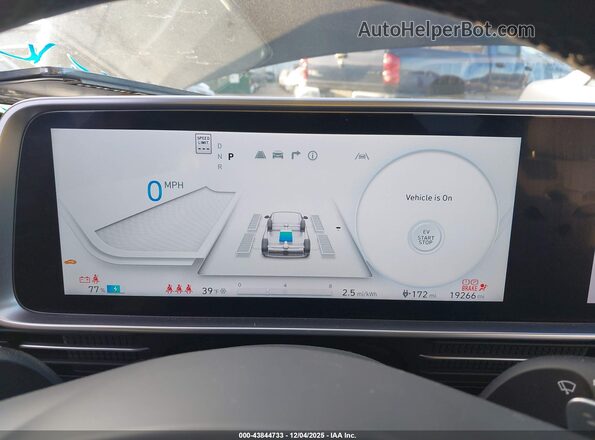 KMHM54AC0RA058485 2024 HYUNDAI IONIQ 6 Black Հետևի նստատեղերի տեսք