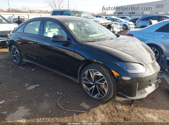 KMHM54AC0RA058485 2024 HYUNDAI IONIQ 6 Black Սալոնի հետևի տեսք