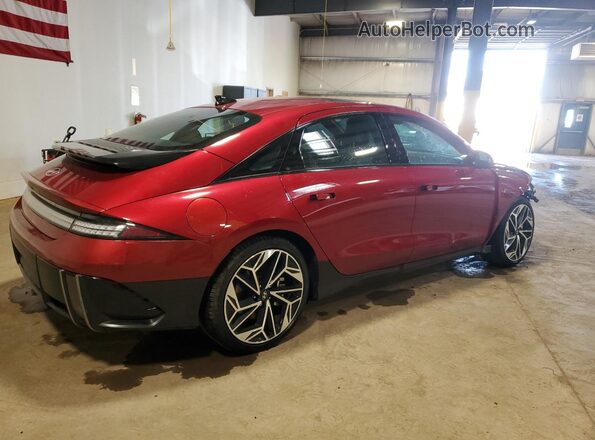 KMHM54AC0SA086678 2025 HYUNDAI IONIQ Бордовый Задняя правая четверть