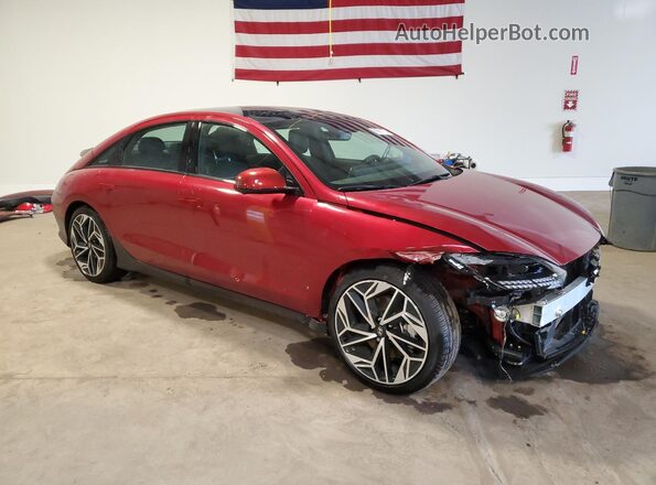 KMHM54AC0SA086678 2025 HYUNDAI IONIQ Бордовый Передняя правая четверть
