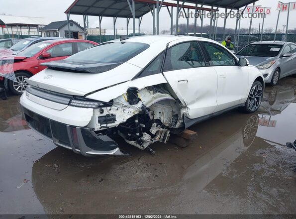KMHM54AC5PA047950 2023 HYUNDAI IONIQ 6 White Rear right