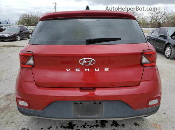 KMHRB8A32MU063975 2021 HYUNDAI VENUE Красный Вид сзади