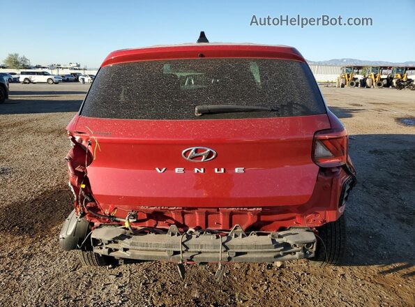 KMHRB8A39LU026601 2020 HYUNDAI VENUE Red Vista trasera