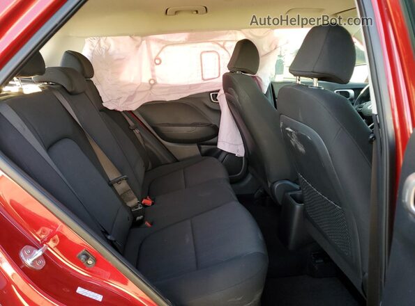 KMHRB8A39LU026601 2020 HYUNDAI VENUE Red Vista de los asientos traseros