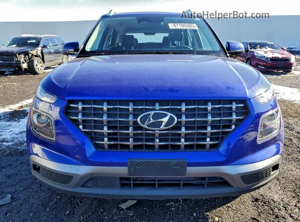 KMHRC8A31RU338899 2024 HYUNDAI VENUE Blue Դիմացի տեսք