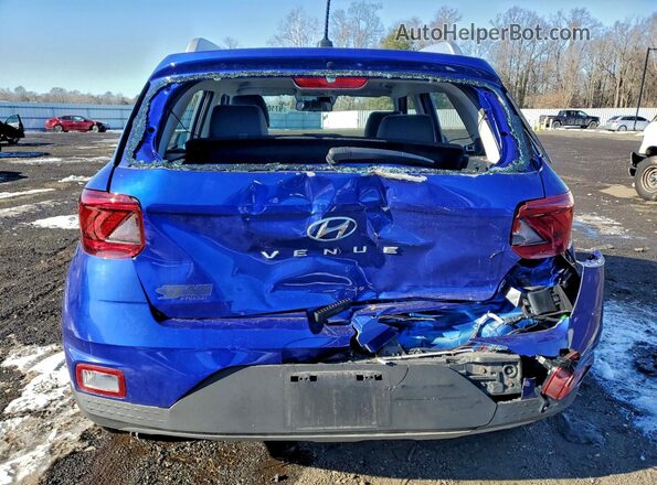 KMHRC8A31RU338899 2024 HYUNDAI VENUE Blue Հետևի տեսք