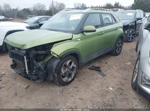 KMHRC8A32MU118938 2021 HYUNDAI VENUE Green Передня ліва чверть