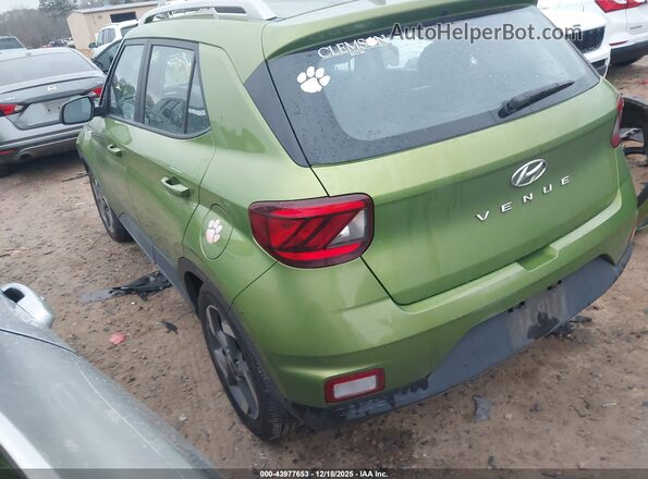 KMHRC8A32MU118938 2021 HYUNDAI VENUE Green Задня ліва чверть