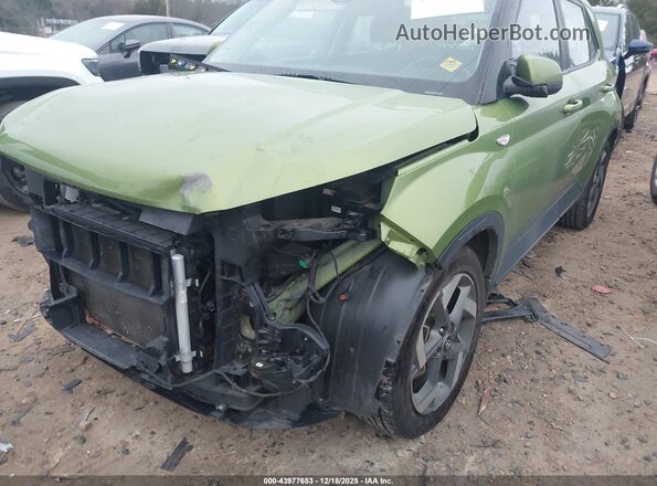 KMHRC8A32MU118938 2021 HYUNDAI VENUE Green Вид спереду