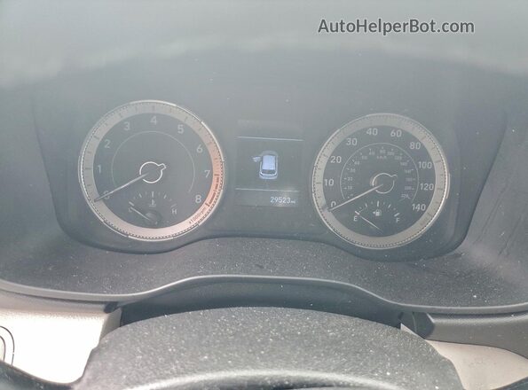 KMHRC8A33LU035758 2020 HYUNDAI VENUE Black Instrument cluster view