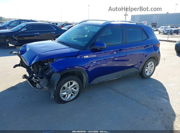 KMHRC8A34LU024929 2020 HYUNDAI VENUE Blue წინა მარცხენა ხედი სამი მეოთხედიდან