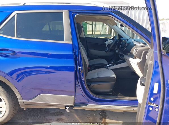 KMHRC8A34LU024929 2020 HYUNDAI VENUE Blue წინა სალონის ხედი