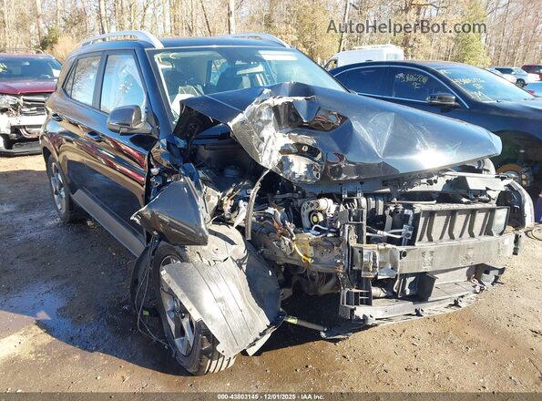KMHRC8A35PU216317 2023 HYUNDAI VENUE Black წინა ხედი