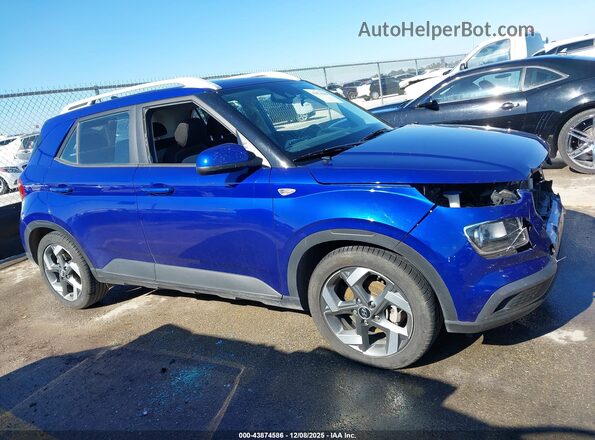 KMHRC8A36MU070991 2021 HYUNDAI VENUE Синий 