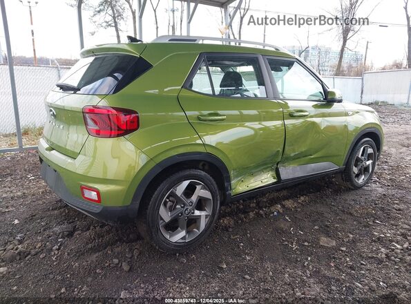 KMHRC8A37NU155355 2022 HYUNDAI VENUE Green Հետևի աջ