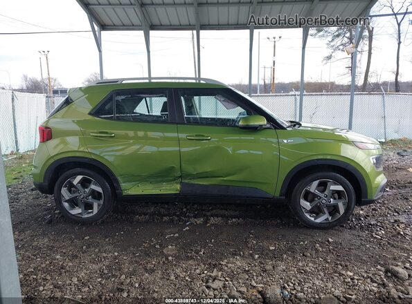 KMHRC8A37NU155355 2022 HYUNDAI VENUE Green Սալոնի հետևի տեսք