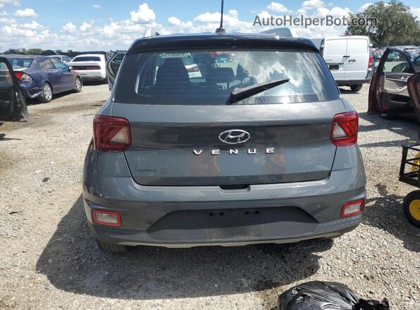 KMHRC8A37RU287764 2024 HYUNDAI VENUE Gray Widok z tyłu