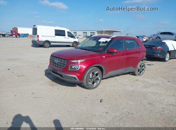 KMHRC8A38RU285229 2024 HYUNDAI VENUE Red Vista tres cuartos delantera izquierda