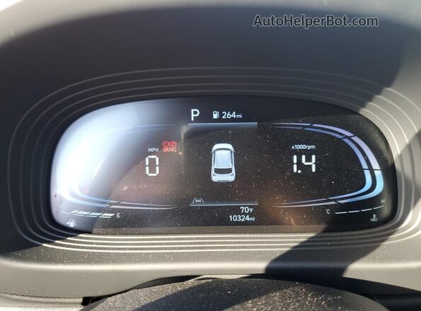 KMHRC8A38RU322859 2024 HYUNDAI VENUE Red ხელსაწყოთა პანელის ხედი